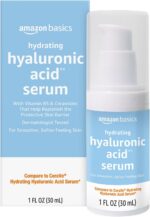 Amazon Basics Hydrating Hyaluronic Acid Serum with Essential Ceramides and Vitamin B, 1 Fluid Ounce - Image 2