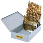 Cobalt Drill Bit Set - 29Pcs M35 High Speed Steel Twist Drill Bits for Hardened Metals, Stainless Steel, Cast Iron and Wooden Plastics with Metal Index Storage Box, 1/16"-1/2" - Image 2