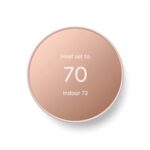 Google Nest Thermostat - Smart Thermostat for Home - Programmable WiFi Thermostat - Sand (Renewed) - Image 2