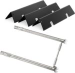 Grill Replacement Parts for Weber GS4 Spirit II 200 Series | 7635 Porcelain-Enameled Flavorizer Bars and 69785 Stainless Steel Burner Tubes Set, Fit for II E/S-210 Front-Mounted Control - Image 2