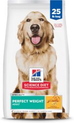 Hill's Science Diet Adult Perfect Weight Dry Dog Food | #1 Veterinarian Recommended, Chicken & Brown Rice, 25 lb. Bag - Image 2