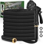 Itsonestep Garden Hose 100ft, 3/4GHT Non-Expanding Water Hose Lightweight, Flexible Garden Hose with 10 Function Nozzle, Kink-Free, Sturdy, High-Pressure, Abrasion Resistant Hoses for Yard, Garden - Image 2