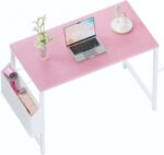 Pamray 32 Inch Computer Desk for Small Spaces with Storage Bag, Home Office Work Desk with Headphone Hook, Small Office Desk Study Writing Table - Image 2