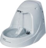 PetSafe Drinkwell Platinum Cat Water Fountain, 168 oz/5L, Grey | Free-Falling Stream Encourages Drinking, Snap-on Lid Prevents Removal, Includes Replaceable Carbon Filter - Image 2